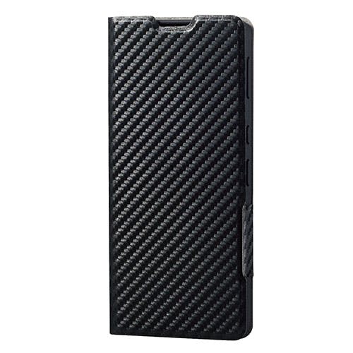 AQUOS sense6s ソフトレザーケース 薄型 磁石付き カーボン調ブラック メーカー在庫品 ケース・ストラップ AQUOS sense6s ソフトレザーケース 薄型 磁石付き カーボン調ブラック メーカー在庫品 ケース・ストラップ