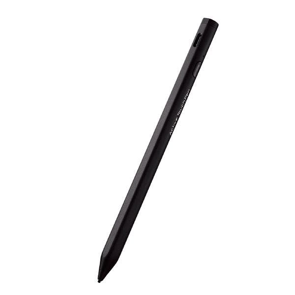 タッチペン スタイラスペン 充電式 USB Type-C 充電 磁気吸着 極細 樹脂 D型 ペン先交換可 ブラック メーカー在庫品 携帯・スマホグッズ タッチペン スタイラスペン 充電式 USB Type-C 充電 磁気吸着 極細 樹脂 D型 ペン先交換可 ブラック メーカー在庫品 携帯・スマホグッズ