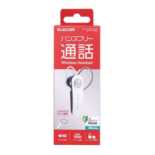 Bluetoothヘッドセット/通話・音楽両対応/HD Voice対応/HS11/ホワイト 携帯・スマホグッズ Bluetoothヘッドセット/通話・音楽両対応/HD Voice対応/HS11/ホワイト 携帯・スマホグッズ