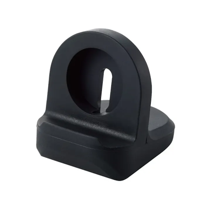 Apple Watch アップルウォッチ 充電器 スタンド 横置キ シリコン製 Series 7 6 5 4 3 2 1/SE ブラック