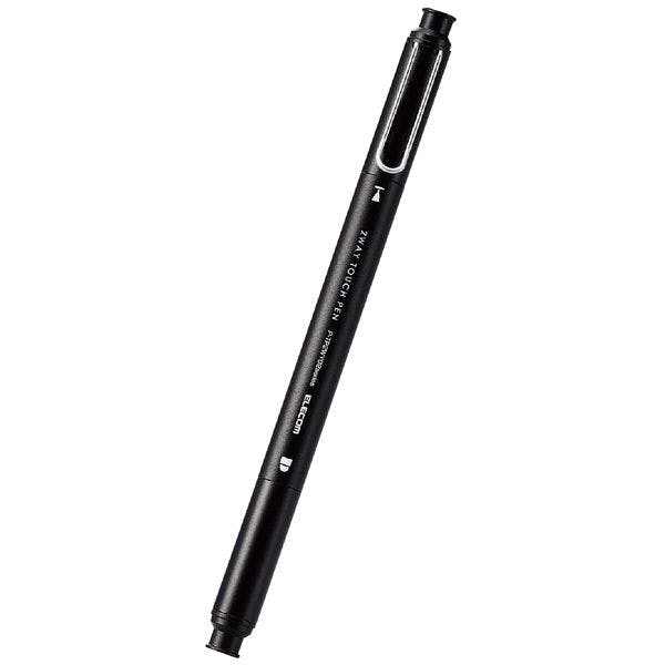 タッチペン 2WAY ( ディスク + 超感度 ) ペン先交換可 キャップ付 高密度ファイバーチップ採用 ブラック メーカー在庫品 携帯・スマホグッズ タッチペン 2WAY ( ディスク + 超感度 ) ペン先交換可 キャップ付 高密度ファイバーチップ採用 ブラック メーカー在庫品 携帯・スマホグッズ