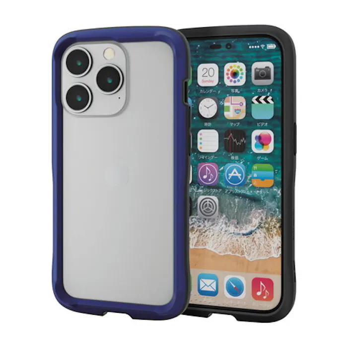 iPhone 14 Pro TOUGH SLIM LITE バンパー ネイビー メーカー在庫品