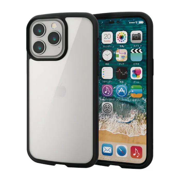 iPhone 14 Pro Max TOUGH SLIM LITE フレームカラー ブラック