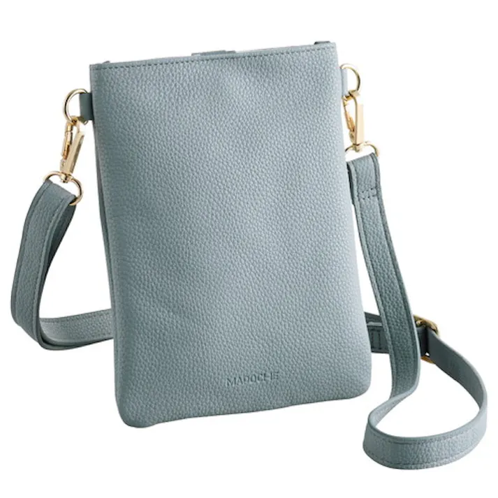 MAPOCHE スマホ汎用ショルダーポーチ こだわり タイプ ダスティブルー メーカー在庫品