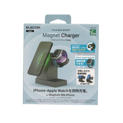 2in1マグネットワイヤレス充電スタンド 7.5W+Apple Watch 約1.5m メーカー在庫品 スマートフォンアクセサリ 2in1マグネットワイヤレス充電スタンド 7.5W+Apple Watch 約1.5m メーカー在庫品 スマートフォンアクセサリ