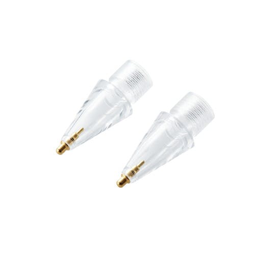 Apple Pencil 第2世代 第1世代用 交換ペン先 2個入 約1mm 極細 金属製 透明 クリア メーカー在庫品 携帯・スマホグッズ Apple Pencil 第2世代 第1世代用 交換ペン先 2個入 約1mm 極細 金属製 透明 クリア メーカー在庫品 携帯・スマホグッズ