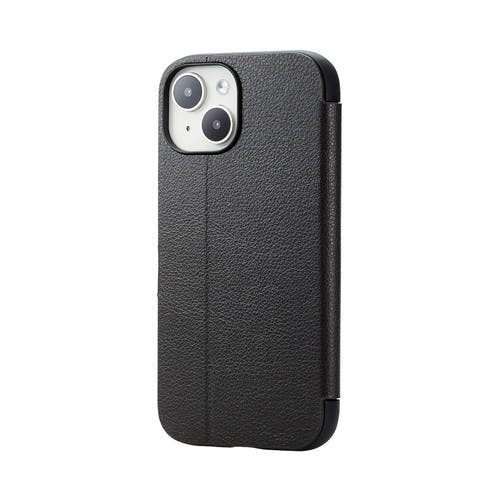 iPhone 15 ソフトレザーケース 手帳型 磁石付き &me チャコールブラック メーカー在庫品 ケース・ストラップ iPhone 15 ソフトレザーケース 手帳型 磁石付き &me チャコールブラック メーカー在庫品 ケース・ストラップ
