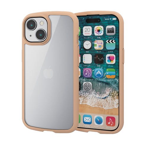iPhone 15 TOUGH SLIM LITE フレームカラー カフェオレ メーカー在庫品 ケース・ストラップ iPhone 15 TOUGH SLIM LITE フレームカラー カフェオレ メーカー在庫品 ケース・ストラップ