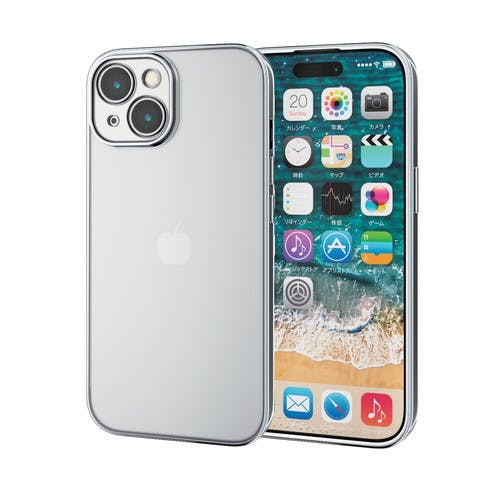 iPhone 15 ソフトケース 極限 メタリック プラチナシルバー メーカー在庫品 ケース・ストラップ iPhone 15 ソフトケース 極限 メタリック プラチナシルバー メーカー在庫品 ケース・ストラップ
