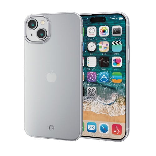 iPhone15 Plus ケース ソフト 薄型 カメラレンズ保護設計 ストラップホール付 クリア メーカー在庫品 ケース・ストラップ iPhone15 Plus ケース ソフト 薄型 カメラレンズ保護設計 ストラップホール付 クリア メーカー在庫品 ケース・ストラップ