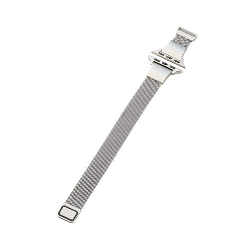アップルウォッチ バンド ステンレス スリム ミラネーゼ &me シルバー メーカー在庫品 スマートフォンアクセサリ アップルウォッチ バンド ステンレス スリム ミラネーゼ &me シルバー メーカー在庫品 スマートフォンアクセサリ