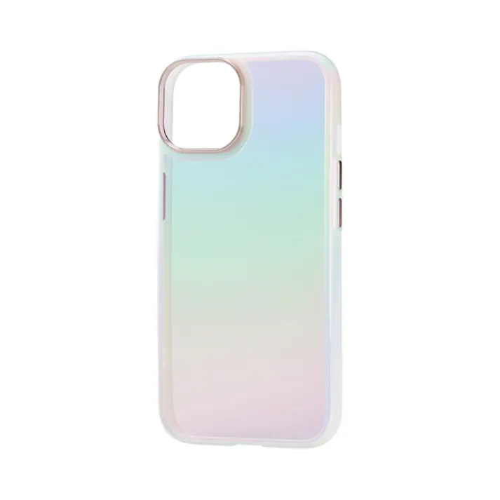 iPhone 14 ハイブリッドケース オーロラ &me ホワイト メーカー在庫品