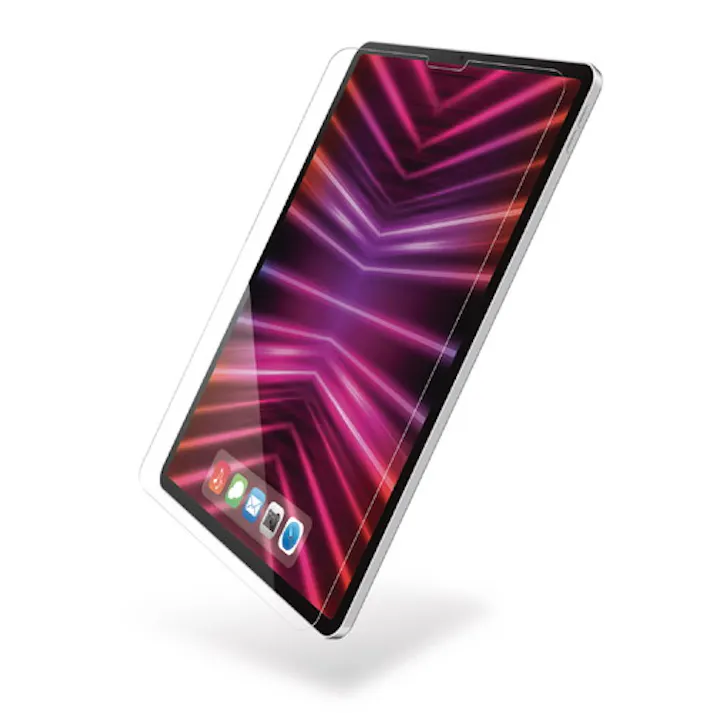 エレコム 13インチiPad Pro(M4) ガラスフィルム 高透明 ガイドフレーム付
