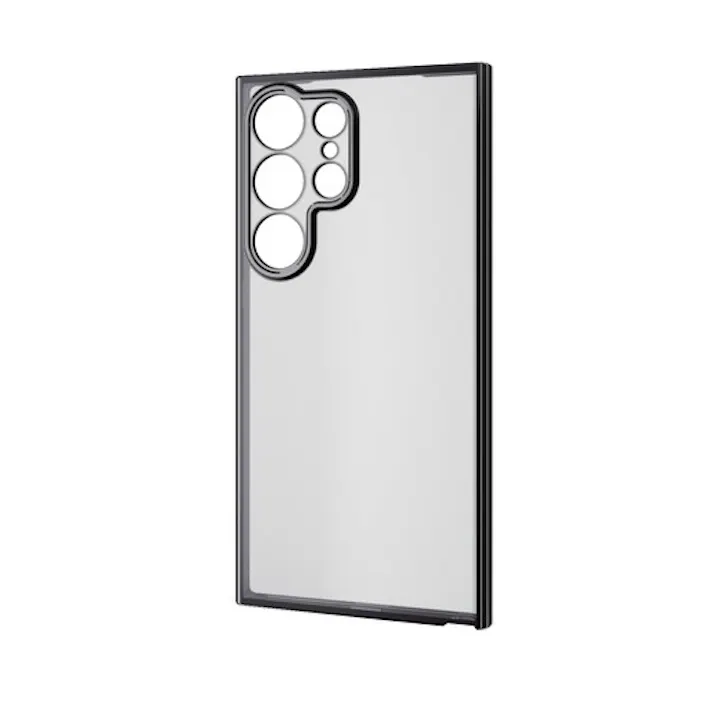 Galaxy S24 Ultra ケース ソフト 衝撃吸収 極限設計 メタリックブラック