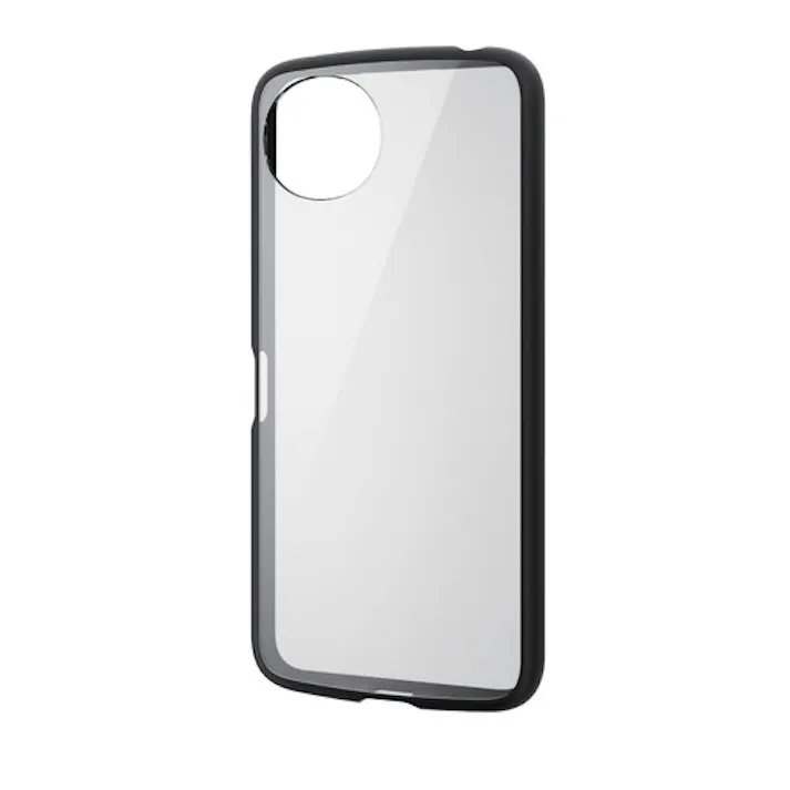 AQUOS wish4 SH-52E ケース ハイブリッド カバー 衝撃吸収 軽量 薄型 カメラレンズ保護設計 ブラック