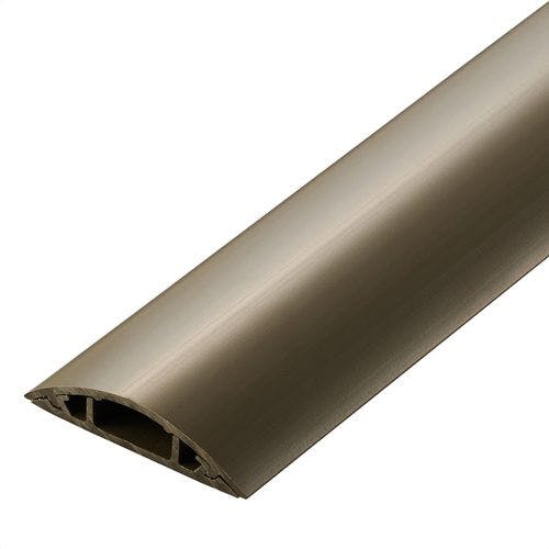 配線カバー 床用 モール ( 長サ1m × 幅54mm ) R形状 配線隠シ ケーブルカバー ブラウン メーカー在庫品 作業工具 配線カバー 床用 モール ( 長サ1m × 幅54mm ) R形状 配線隠シ ケーブルカバー ブラウン メーカー在庫品 作業工具