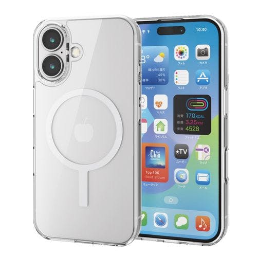 iPhone 16 ケース ハイブリッド 衝撃吸収 カメラレンズ保護設計 磁力吸着ワイヤレス充電対応 硬度5H ホワイト メーカー在庫品 ケース・ストラップ iPhone 16 ケース ハイブリッド 衝撃吸収 カメラレンズ保護設計 磁力吸着ワイヤレス充電対応 硬度5H ホワイト メーカー在庫品 ケース・ストラップ