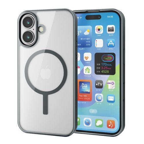 iPhone 16 ケース ハイブリッド 衝撃吸収 カメラレンズ保護設計 磁力吸着ワイヤレス充電対応 硬度5H チャコールグレー メーカー在庫品 ケース・ストラップ iPhone 16 ケース ハイブリッド 衝撃吸収 カメラレンズ保護設計 磁力吸着ワイヤレス充電対応 硬度5H チャコールグレー メーカー在庫品 ケース・ストラップ