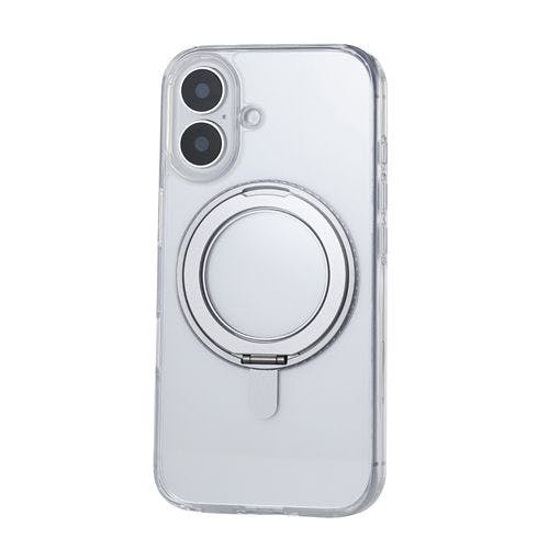 iPhone 16 ケース ハイブリッド 衝撃吸収 カメラレンズ保護設計 磁力吸着ワイヤレス充電対応 スタンド機能付 グレー メーカー在庫品 ケース・ストラップ iPhone 16 ケース ハイブリッド 衝撃吸収 カメラレンズ保護設計 磁力吸着ワイヤレス充電対応 スタンド機能付 グレー メーカー在庫品 ケース・ストラップ