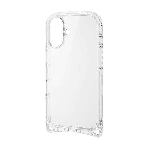 iPhone 16 ケース ハイブリッド 衝撃吸収 軽量 薄型 ショルダーストラップホール付 TOUGH SLIM LITE クリア ケース・ストラップ iPhone 16 ケース ハイブリッド 衝撃吸収 軽量 薄型 ショルダーストラップホール付 TOUGH SLIM LITE クリア ケース・ストラップ