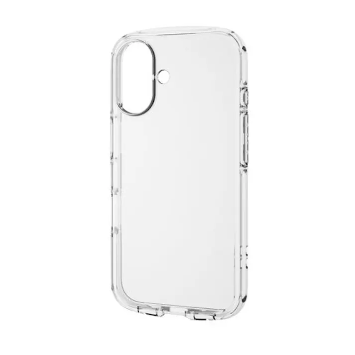 iPhone 16 ケース ソフト カバー 耐衝撃 カメラレンズ保護設計 ストラップホール付 TOUGH SLIM LITE クリア