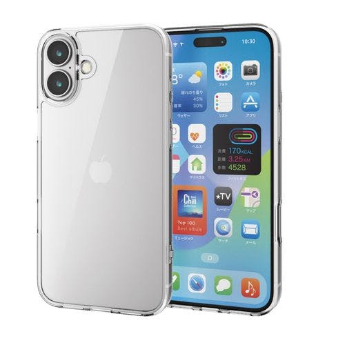 iPhone 16 Plus ケース ハイブリッド 衝撃吸収 カメラレンズ保護設計 ストラップホール付 背面ガラス クリア メーカー在庫品 ケース・ストラップ iPhone 16 Plus ケース ハイブリッド 衝撃吸収 カメラレンズ保護設計 ストラップホール付 背面ガラス クリア メーカー在庫品 ケース・ストラップ