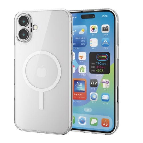 iPhone 16 Plus ケース ハイブリッド 衝撃吸収 カメラレンズ保護設計 磁力吸着ワイヤレス充電対応 硬度5H ホワイト メーカー在庫品 ケース・ストラップ iPhone 16 Plus ケース ハイブリッド 衝撃吸収 カメラレンズ保護設計 磁力吸着ワイヤレス充電対応 硬度5H ホワイト メーカー在庫品 ケース・ストラップ