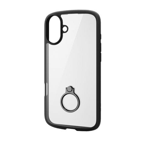 iPhone 16 Plus ケース ハイブリッド 衝撃吸収 軽量 薄型 カメラレンズ保護設計 リング付 TOUGH SLIM ブラック メーカー在庫品 ケース・ストラップ iPhone 16 Plus ケース ハイブリッド 衝撃吸収 軽量 薄型 カメラレンズ保護設計 リング付 TOUGH SLIM ブラック メーカー在庫品 ケース・ストラップ