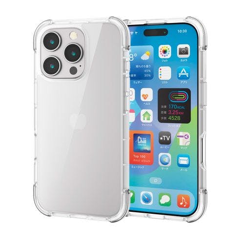iPhone 16 Pro ケース ハイブリッド 衝撃吸収 軽量 カメラ周リ保護 MUBRAIN クリア×クリア メーカー在庫品 ケース・ストラップ iPhone 16 Pro ケース ハイブリッド 衝撃吸収 軽量 カメラ周リ保護 MUBRAIN クリア×クリア メーカー在庫品 ケース・ストラップ