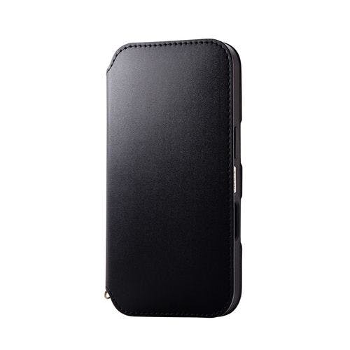 iPhone 16 Pro ケース レザー 手帳型 マグネット フラップ 衝撃吸収 ストラップホール付 NEUTZ ブラック メーカー在庫品 ケース・ストラップ iPhone 16 Pro ケース レザー 手帳型 マグネット フラップ 衝撃吸収 ストラップホール付 NEUTZ ブラック メーカー在庫品 ケース・ストラップ