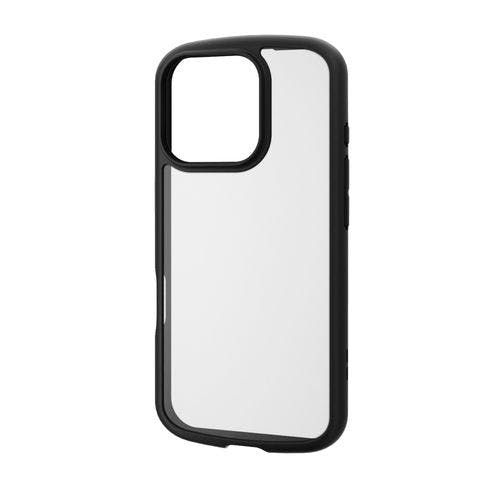 iPhone 16 Pro ケース ハイブリッド 衝撃吸収 軽量 薄型 背面ガラスクリア TOUGH SLIM LITE ブラック メーカー在庫品 ケース・ストラップ iPhone 16 Pro ケース ハイブリッド 衝撃吸収 軽量 薄型 背面ガラスクリア TOUGH SLIM LITE ブラック メーカー在庫品 ケース・ストラップ
