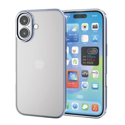 iPhone 16 ケース ソフト カバー 衝撃吸収 薄型 カメラレンズ保護設計 メタリックペールブルー メーカー在庫品 ケース・ストラップ iPhone 16 ケース ソフト カバー 衝撃吸収 薄型 カメラレンズ保護設計 メタリックペールブルー メーカー在庫品 ケース・ストラップ