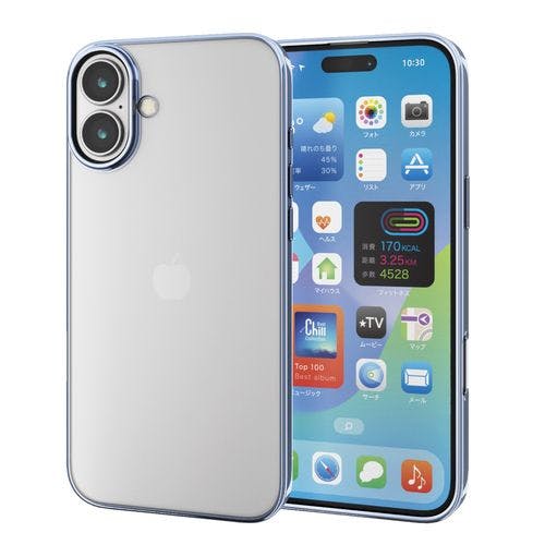 iPhone 16 Plus ケース ソフト カバー 衝撃吸収 薄型 カメラレンズ保護設計 メタリックペールブルー メーカー在庫品 ケース・ストラップ iPhone 16 Plus ケース ソフト カバー 衝撃吸収 薄型 カメラレンズ保護設計 メタリックペールブルー メーカー在庫品 ケース・ストラップ