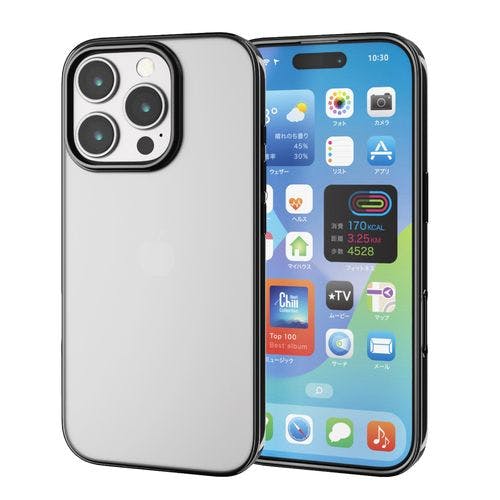 iPhone 16 Pro ケース ソフト カバー 衝撃吸収 薄型 カメラレンズ保護設計 メタリックブラック メーカー在庫品 ケース・ストラップ iPhone 16 Pro ケース ソフト カバー 衝撃吸収 薄型 カメラレンズ保護設計 メタリックブラック メーカー在庫品 ケース・ストラップ