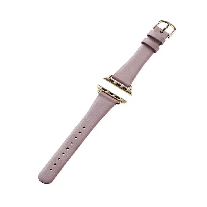 エレコム Apple Watch用 &me ソフトレザーバンド アッシュピンク