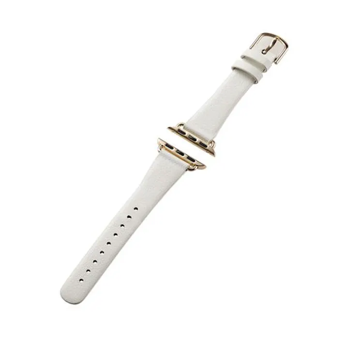 エレコム Apple Watch用 &me ソフトレザーバンド オフホワイト