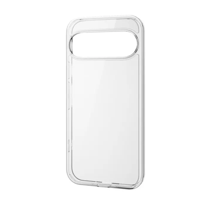 Google Pixel 9/9 Pro ケース ハイブリッド 衝撃吸収 カメラレンズ保護設計 ワイヤレス充電可 ストラップホール付 クリア