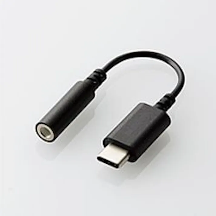 ステレオミニプラグ変換ケーブル 耐久 ブラック EHP-C35DS01BK メーカー在庫品