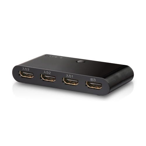 HDMI切替器 3入力1出力 3台のゲーム本体を簡単切替 ブラック GM-DHSW31BK メーカー在庫品 携帯・スマホグッズ HDMI切替器 3入力1出力 3台のゲーム本体を簡単切替 ブラック GM-DHSW31BK メーカー在庫品 携帯・スマホグッズ