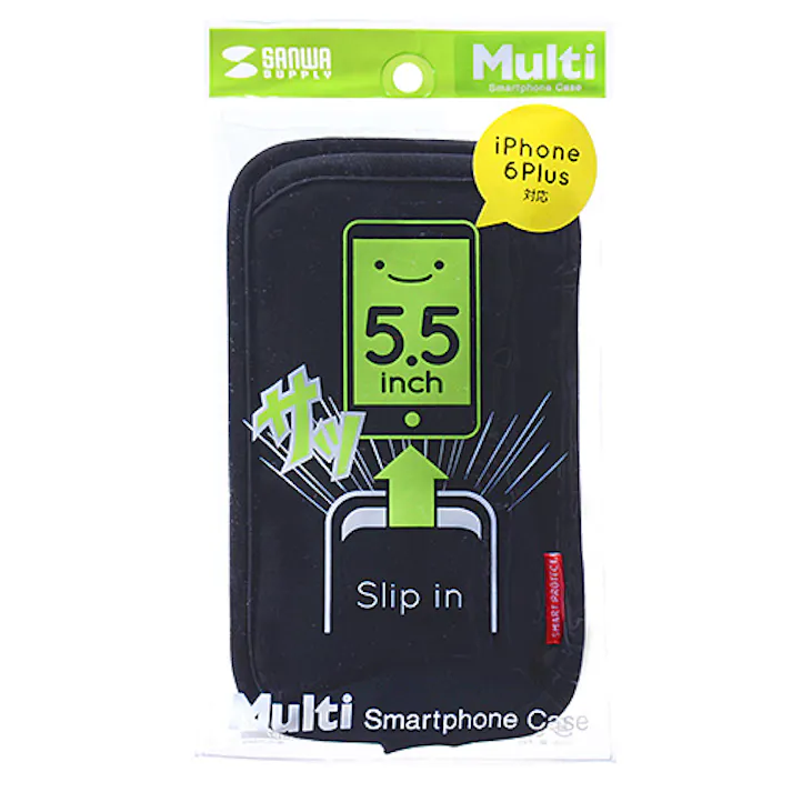 マルチスマートフォンケース(5.5インチ用) ブラック PDA-SPC15BK