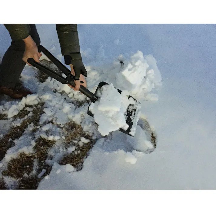 大進 折りたたみ式 除雪用 ポータブル ショベル シャベル スコップ 雪 ユキ ゆき 黒色 4939736700952