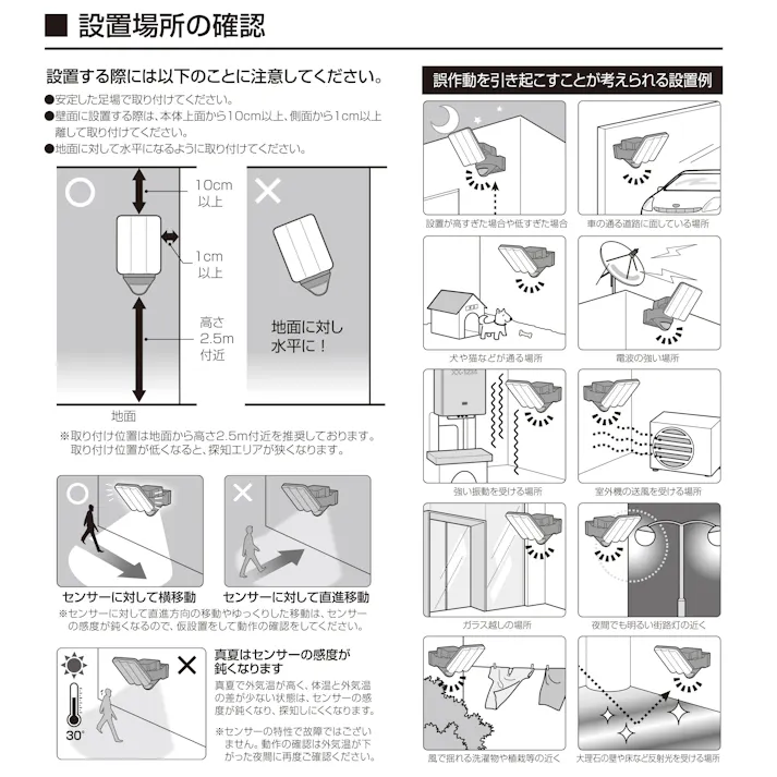 2台セット 大進 人感 センサーライト AC 100V コンセント式 屋外用 1灯式 LED 防雨 防犯ライトDLA-17T100