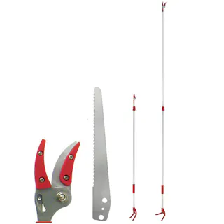 【 超軽量 最長 3mで840g 女性にも 】 大進 軽量 標準刃 高枝切りバサミ 高枝切鋏 ノコギリ 付き 高枝切りバサミ 太い枝 落とさない 高枝 はさみ 高枝切り狭 枝きりばさみ 高枝切ばさみ 剪定 伸縮 高枝鋏 枝切 女性用 軽い 超 軽量 お手軽 4939736702147