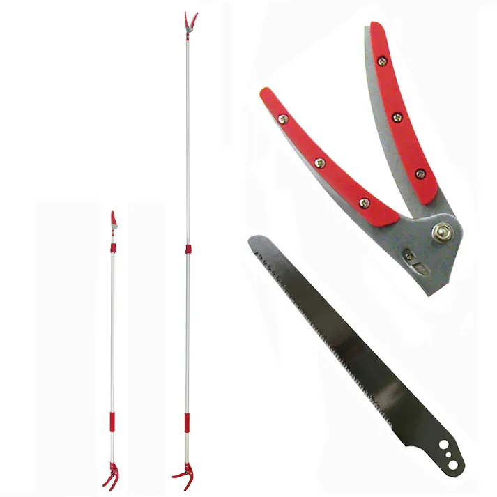 【 長刃で枝を狙いやすい 】 最長 3m 軽量高枝切り鋏 長刃 高枝切りバサミ ノコギリ付き高枝切りバサミ 落とさない 超軽量 伸縮 高枝 はさみ 高枝切狭 剪定鋏 高枝 枝きりばさみ 剪定 高枝切り 伸縮 剪定鋏 枝切 ハサミ 超 軽量 鋏 軽い 高枝切鋏 高枝鋏 4939736702154