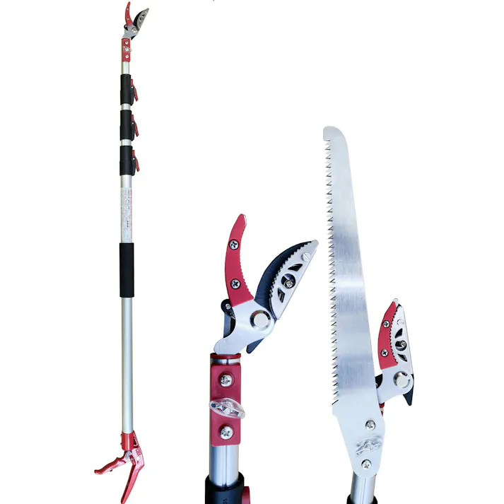 【 高い枝に 長さ 3.5m 】 大進 伸縮 式 高枝切鋏 高枝切りバサミ ノコギリ 付き 太い枝 枝切ばさみ たかえだきりばさみ 高枝 剪定鋏 高枝鋏 枝きりばさみ 高枝切り 太い枝 枝切 ハサミ 女性用 軽い 高枝切りのこぎり 庭木 せんていばさみ 強力 4939736703298