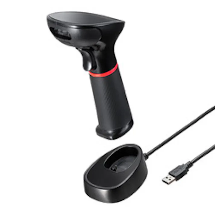BCR-WL2D1BK ワイヤレス2次元バーコードリーダー(2.4GHzワイヤレス)