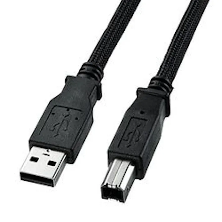 ナイロンメッシュUSB2.0ケーブル 1.5m KU20-NM15K