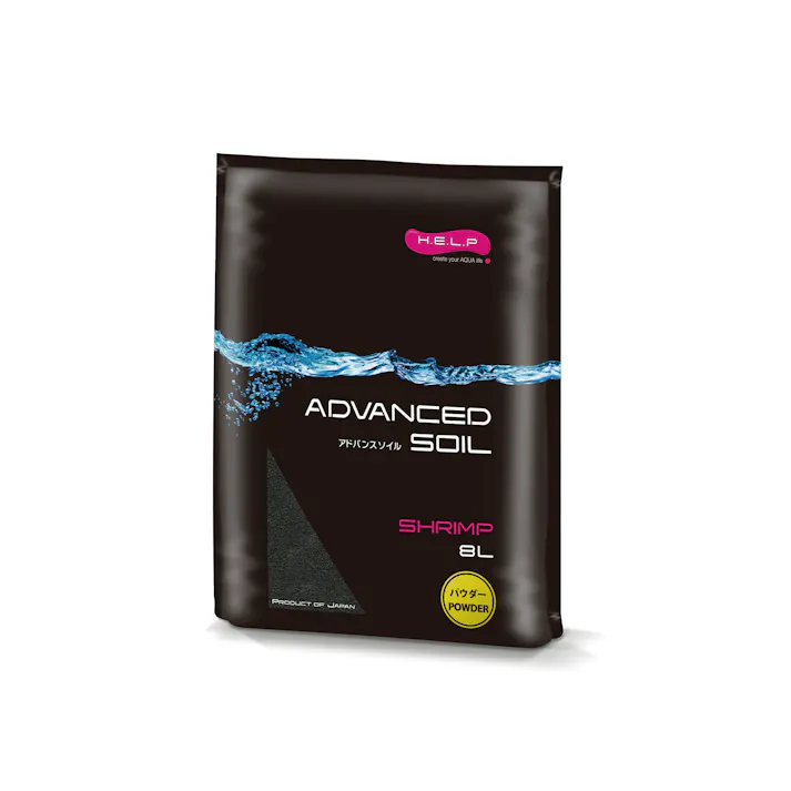 〈アドバンスソイル・エビ用パウダー 8L ベッツラボ ADVANCED SOIL SHRIMP POWDER 8L〉 熱帯魚 アクアリウム用低床材 シュリンプに適した水を作るソイル 粒が細かく稚エビなどの飼育に適したパウダータイプ