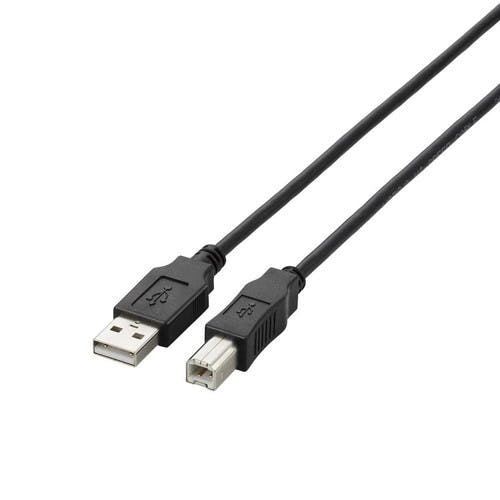 USB2.0ケーブル A-Bタイプ ノーマル 1m ブラック U2C-BN10BK パソコン・周辺機器 USB2.0ケーブル A-Bタイプ ノーマル 1m ブラック U2C-BN10BK パソコン・周辺機器