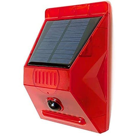 大進ソーラー充電式アラーム警告灯 DLS-AL1 人感センサー 防犯 玄関